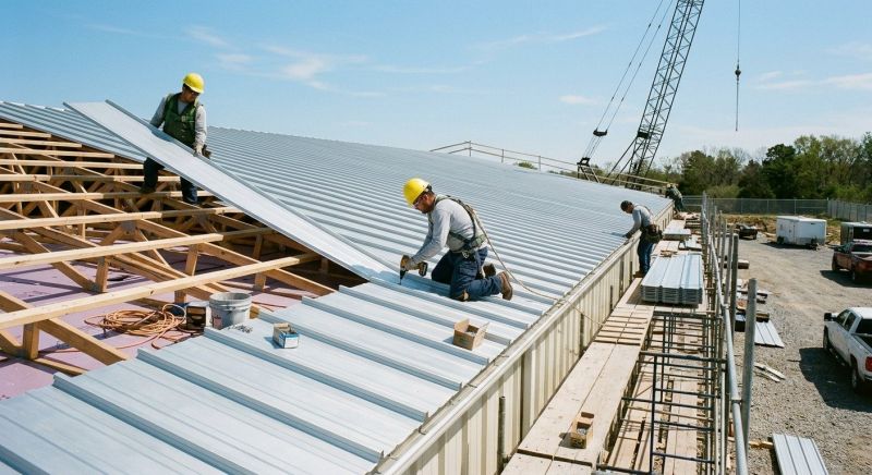 Aluminum Roof Installation in Fulton County, GA