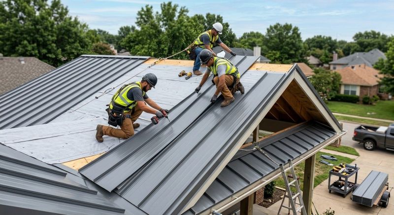 Aluminum Roof Installation in Sharpsburg, GA