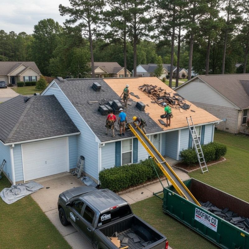 Asphalt Roof Replacement in Hampton, GA