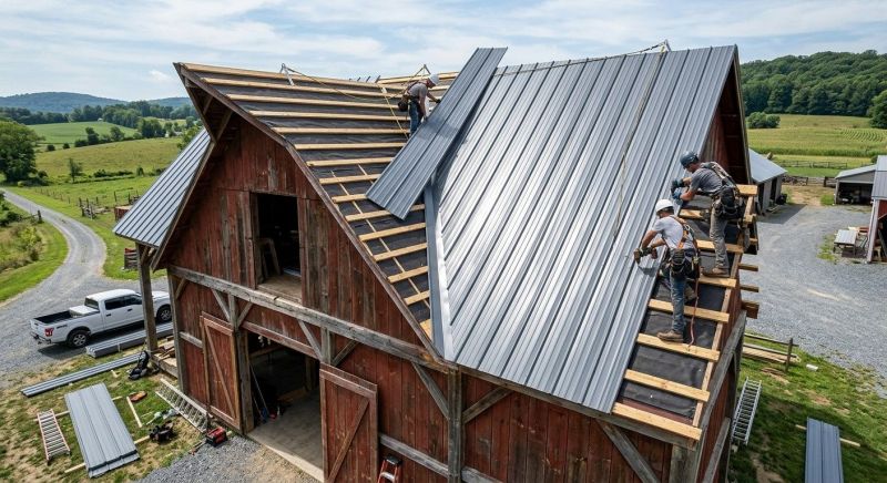 Barn Roof Construction in Clayton County, GA