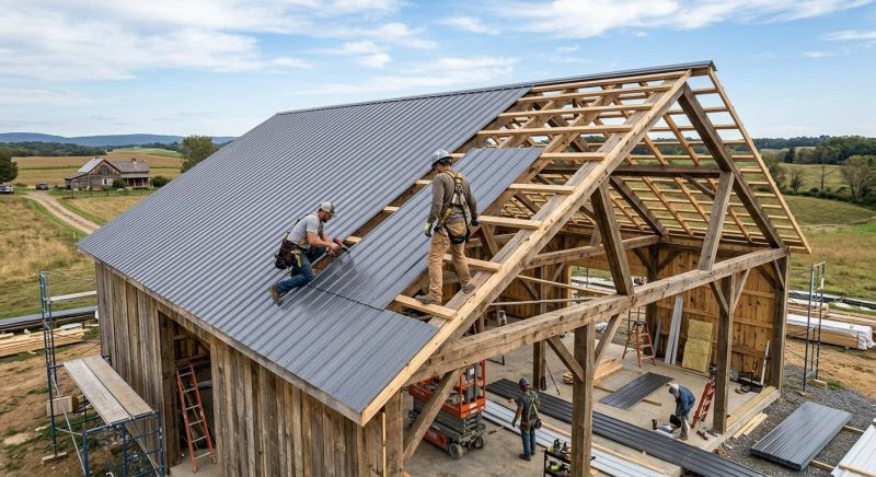 Barn Roof Installation in Clayton County, GA