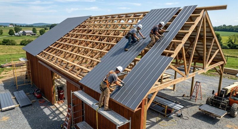 Barn Roof Installation in Clayton County, GA