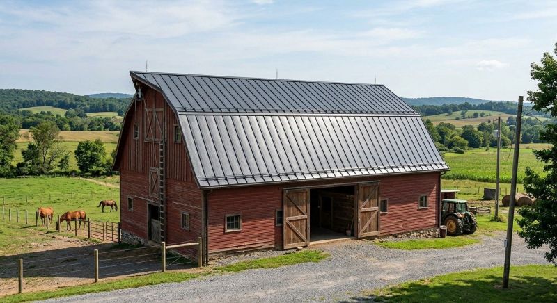 Barn Roof Replacement in Senoia, GA