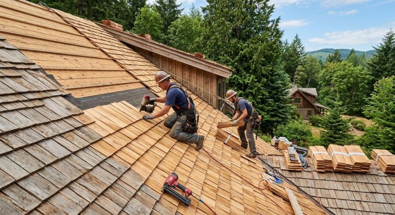 Cedar Roof Installation in Decatur, GA