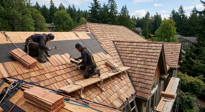 Cedar Roof Installation in Locust Grove, GA
