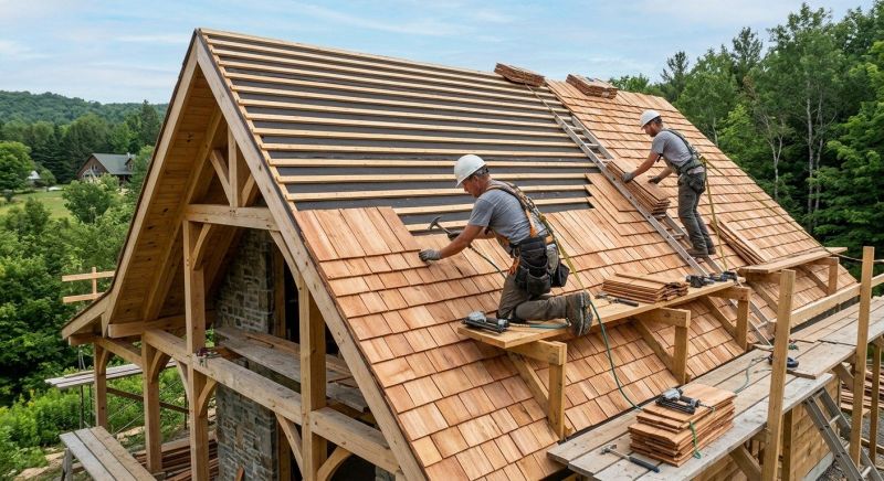 Cedar Roof Installation in Mableton, GA