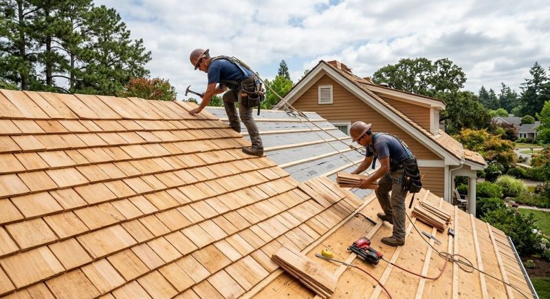 Cedar Roof Installation in Mcdonough, GA