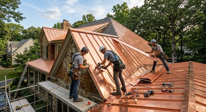 Copper Roof Installation in Clayton County, GA