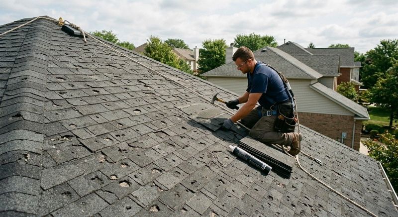 Damaged Roof Replacement in Ellenwood, GA