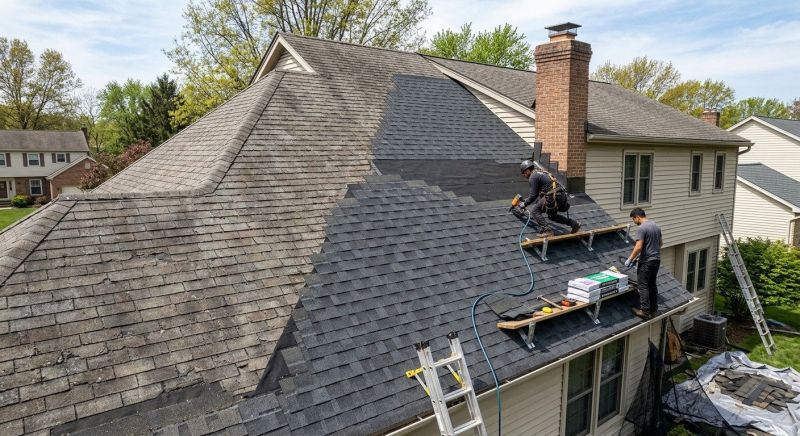 Damaged Roof Replacement in Fairburn, GA