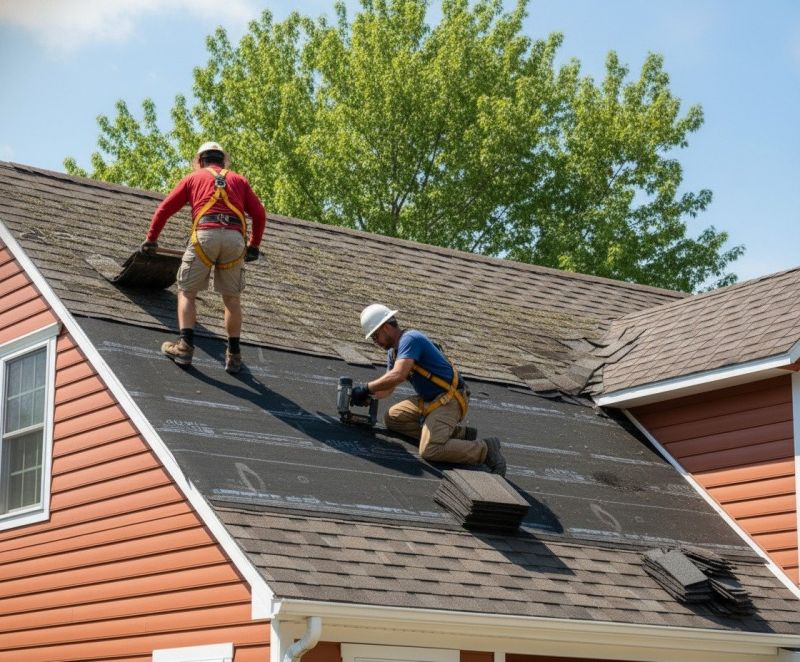 Damaged Roof Replacement in Fayetteville, GA