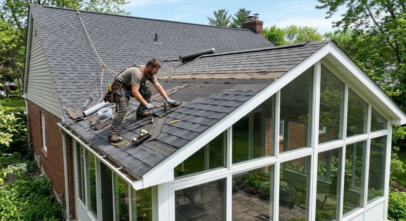Damaged Roof Replacement in Forest Park, GA
