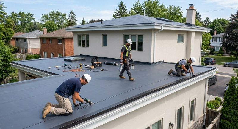 Epdm Roof Installation in Tyrone, GA