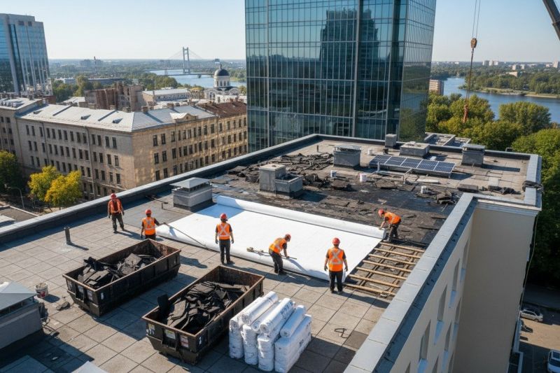Flat Roof Replacement in Griffin, GA