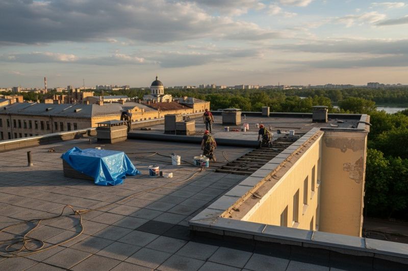 Flat Roof Replacement in Griffin, GA