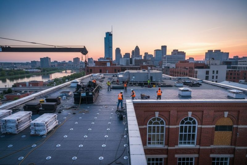 Flat Roof Replacement in Williamson, GA