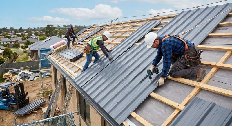 Sheet Roofing Installation in Brooks, GA