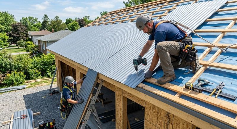 Sheet Roofing Installation in Locust Grove, GA