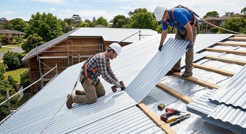 Sheet Roofing Installation in Senoia, GA