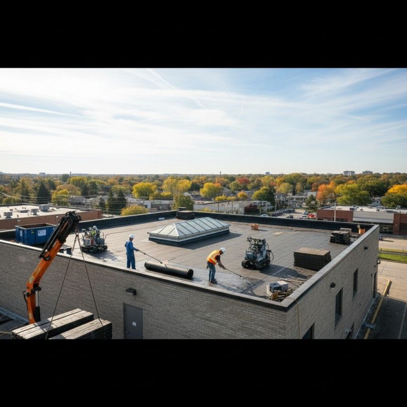 Single Ply Roof Replacement in Peachtree City, GA