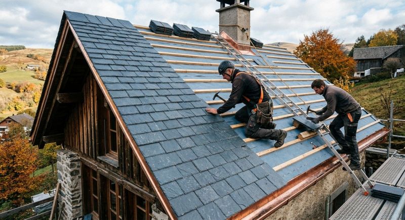 Slate Roof Installation in Stone Mountain, GA