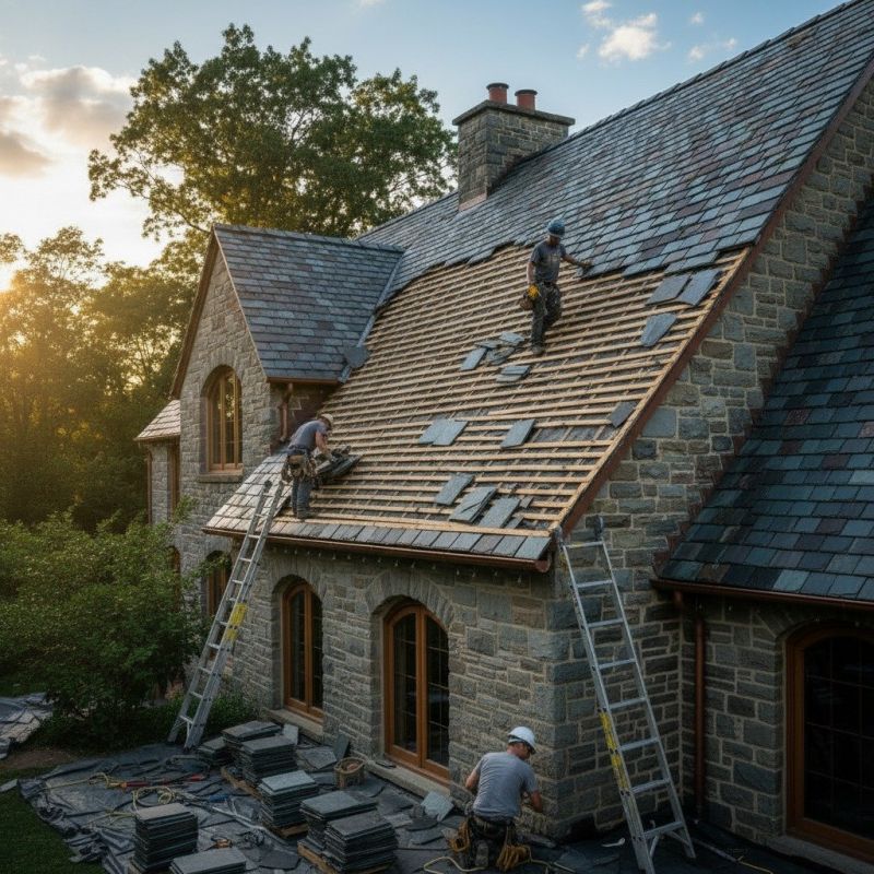 Slate Roof Replacement in Henry County, GA