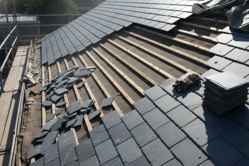Slate Roof Replacement in Sharpsburg, GA