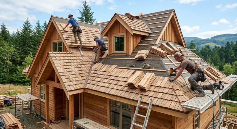 Wood Roofing Installation in Decatur, GA