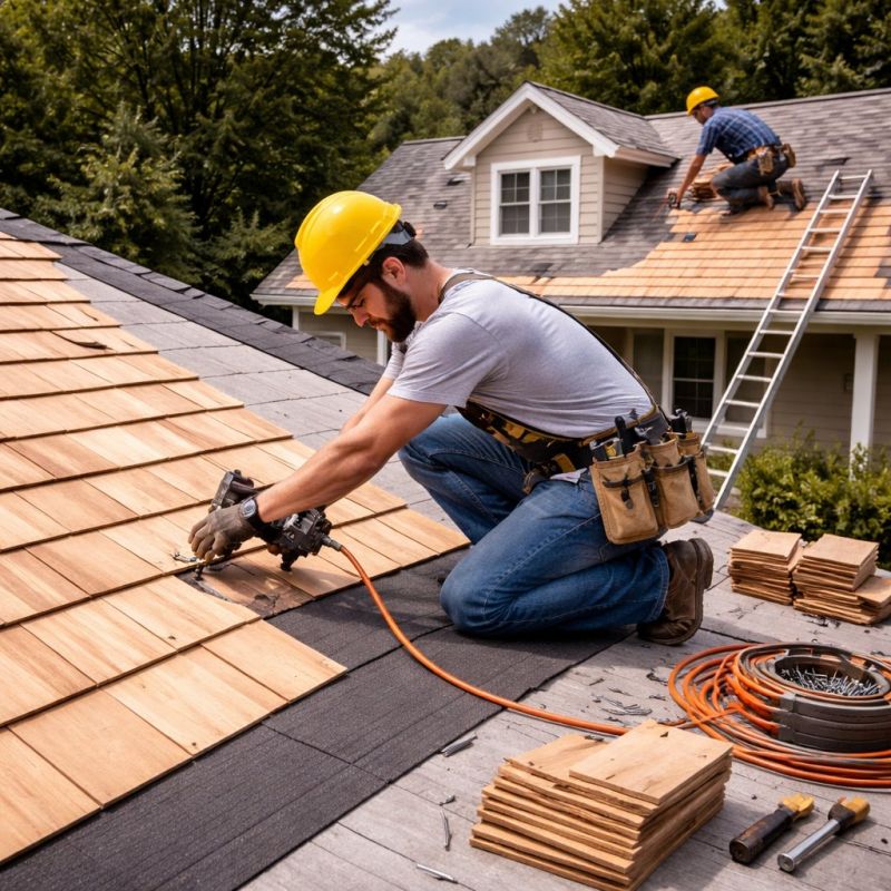 Wood Roofing Installation in Lovejoy, GA