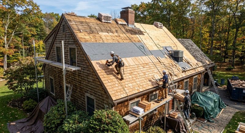 Wood Shingle Roof Replacement in Clayton County, GA
